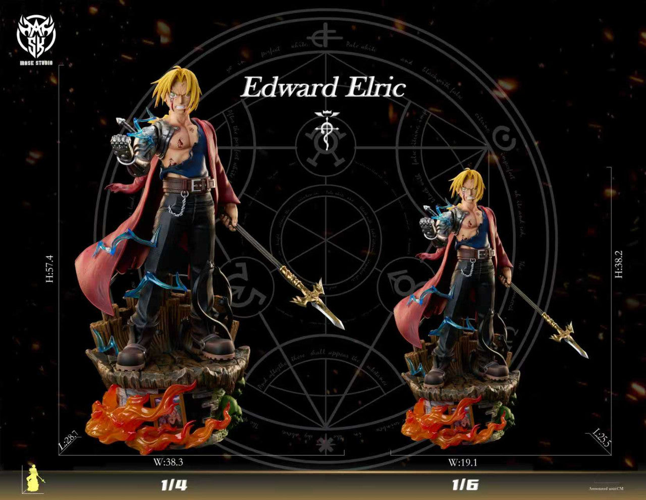 Fullmetal Alchemist - Edward Elic | 1:6 Resin Statue | by Mask Studio
