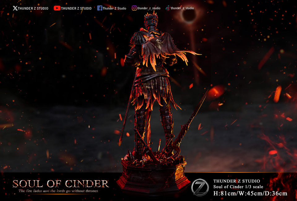 Dark Souls - Soul of Cinder | 1:3 Resin Statue | by Thunder Z Studio