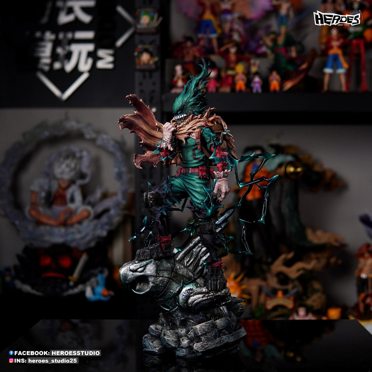 My Hero Academia - Dark Deku | 1:6 Resin Statue | by Heroes Studio