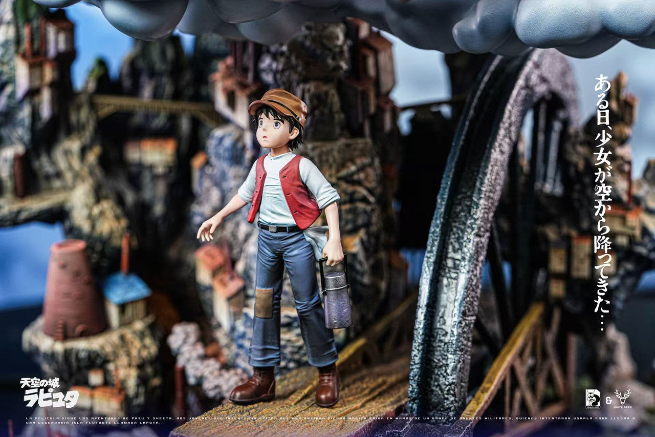 Castle in the Sky | Resin Statue | by Black Ant Studio & White Deer Studio