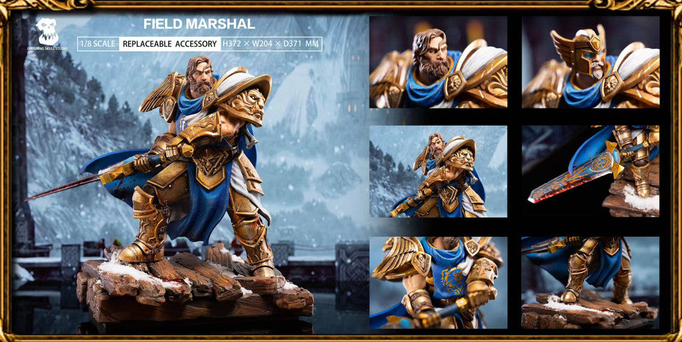Warcraft - Human Field Marshall vs. Tauren Warlord | 1:8 Resin Statue | by Laughing Skull Studio