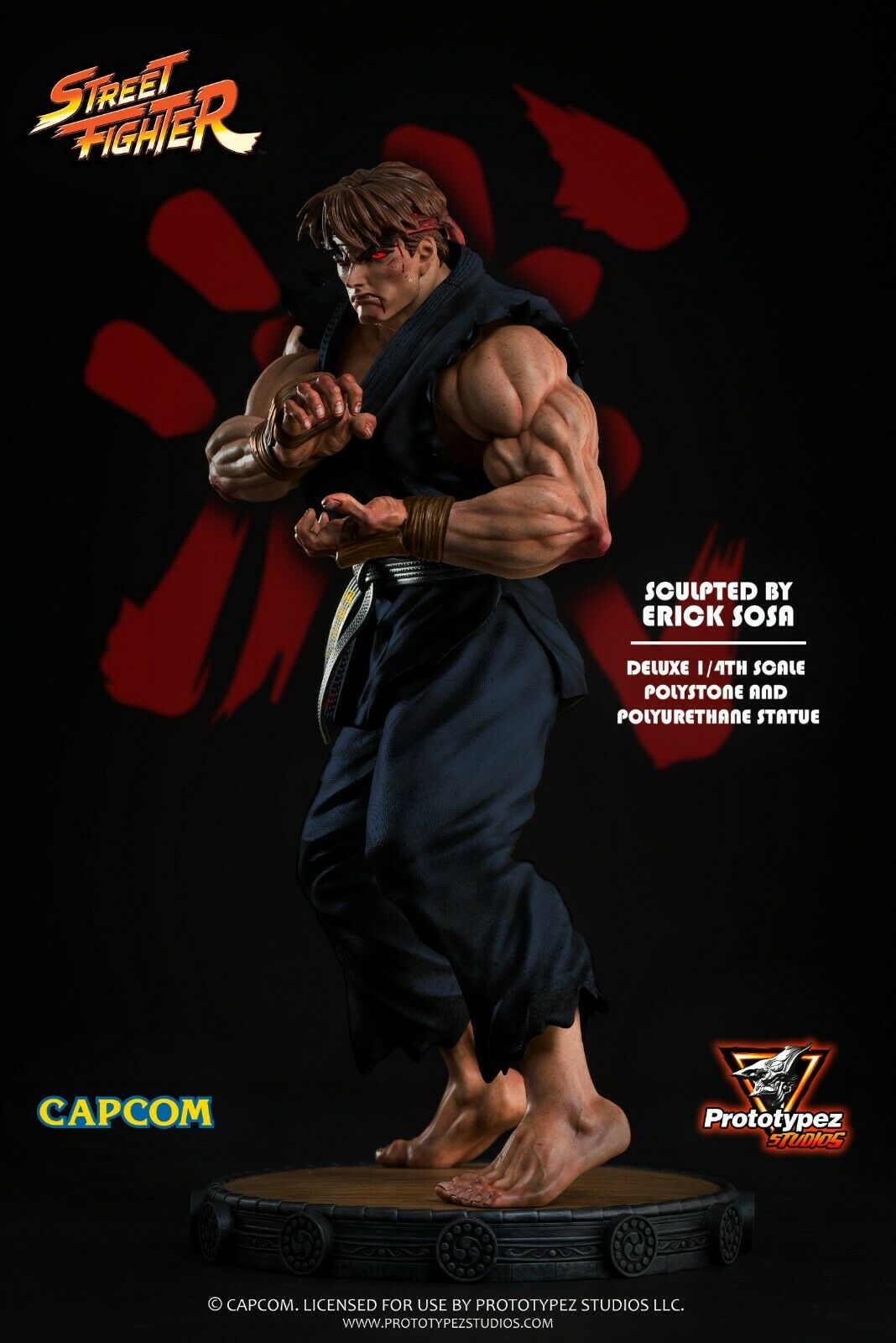 Street Fighter - Evil Ryu | 1:4 Resin Statue | von Prototypez Studios