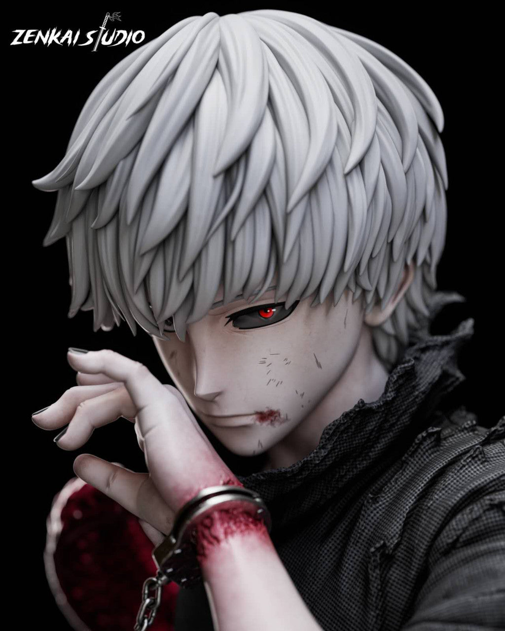 Tokyo Ghoul - Kaneki Ken | 1:1 Resin Statue | by Zenkai Studio