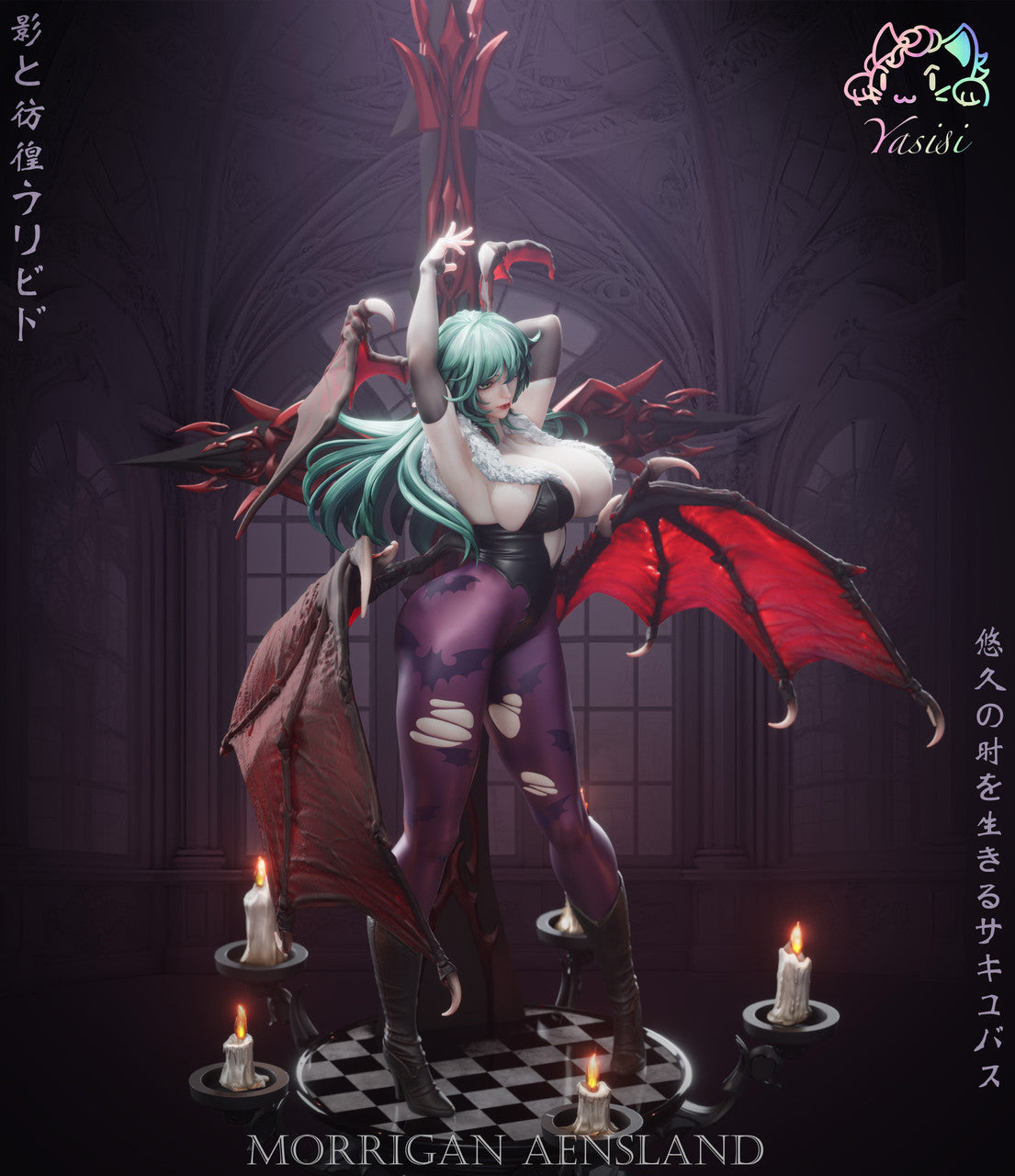 Darkstalkers - Morrigan Aensland | 1:6 Resin Statue | by Yasisi Studio