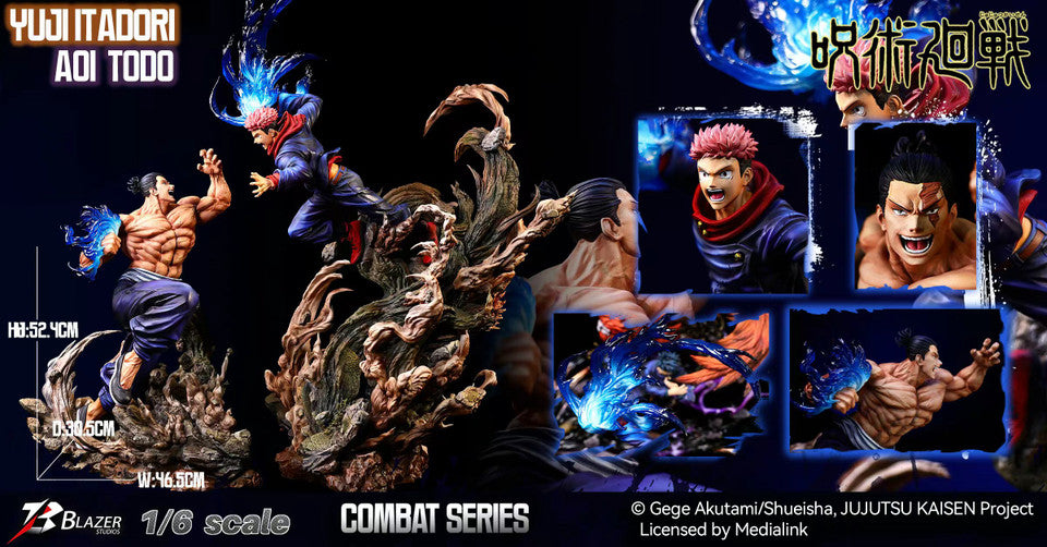 Jujutsu Kaisen - Yuji Itadori vs Aoi Todo | 1:6 Resin Statue | by Blazer Studio