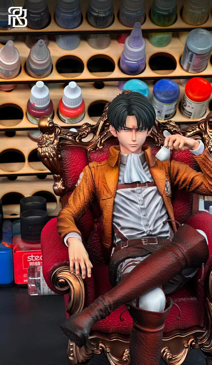 Attack on Titan - Levi Drinking Tea | 1:6 Resin Statue | by ReBorn Studio