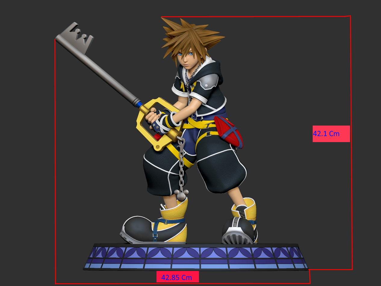 Kingdom Hearts - Sora | 1:4 Resin Statue | von Black Swan Studio
