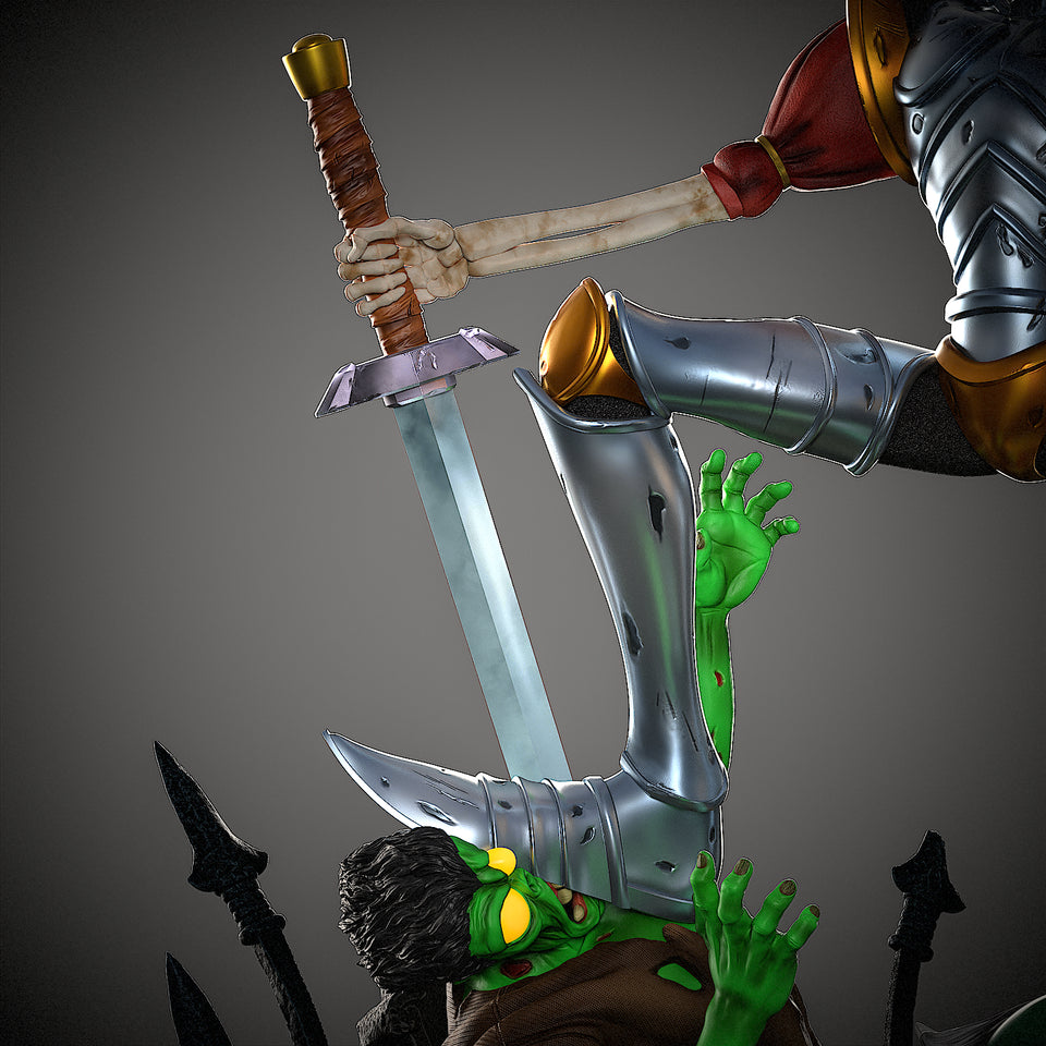 MediEvil - Medievil Diorama | 1:6 Resin Statue | by Black Swan Studio