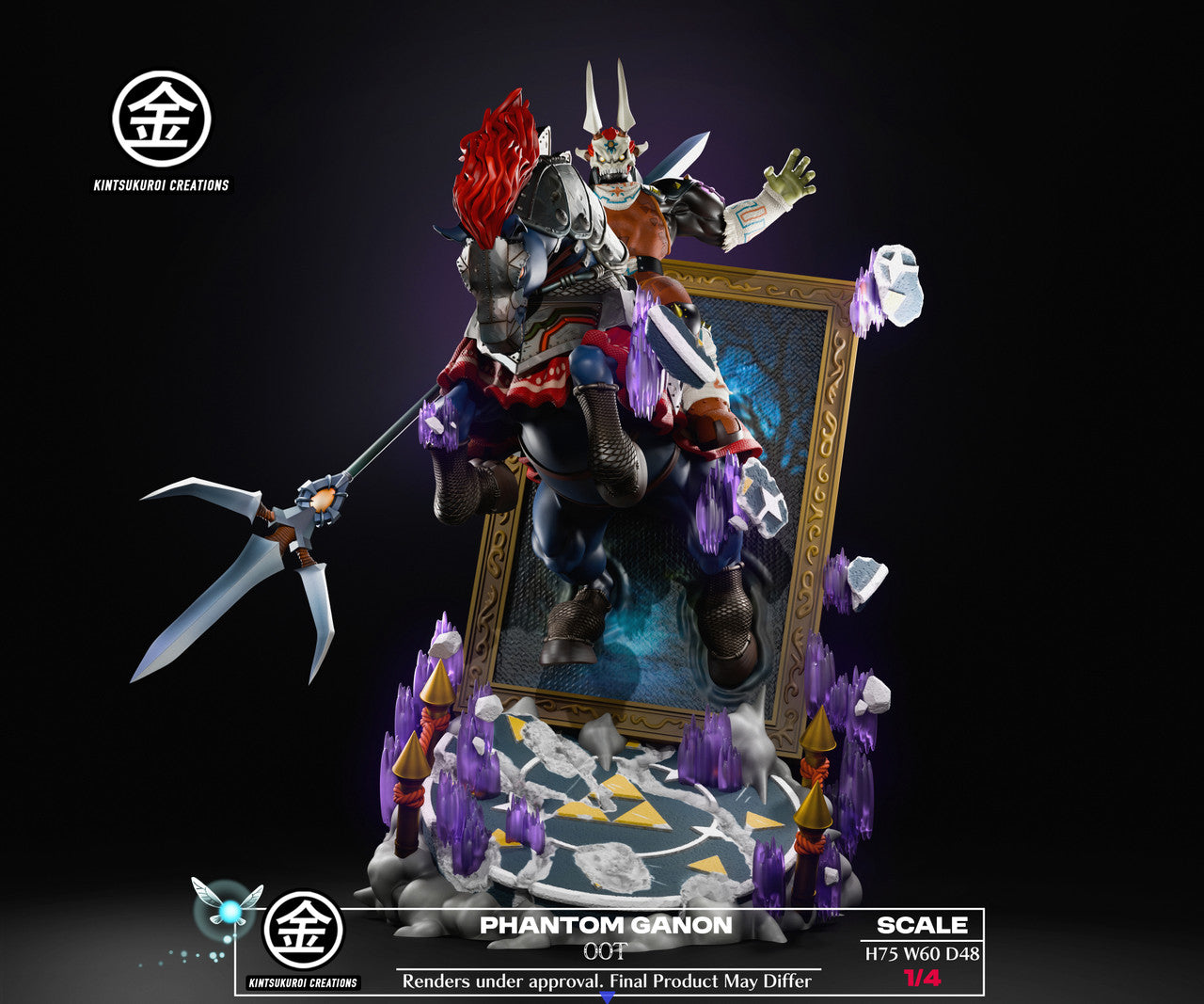 Legend of Zelda - Phantom Ganon | 1:4 Resin Statue | by Kintsukuroi Creations
