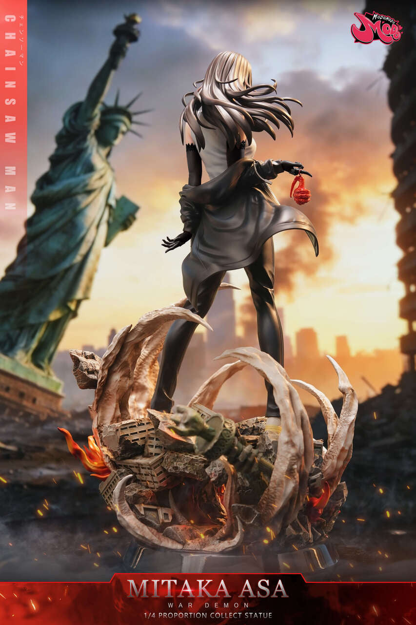 Chainsaw Man - Mitaka Asa & Yoru | 1:4 Resin Statue | by Modomodo Studio