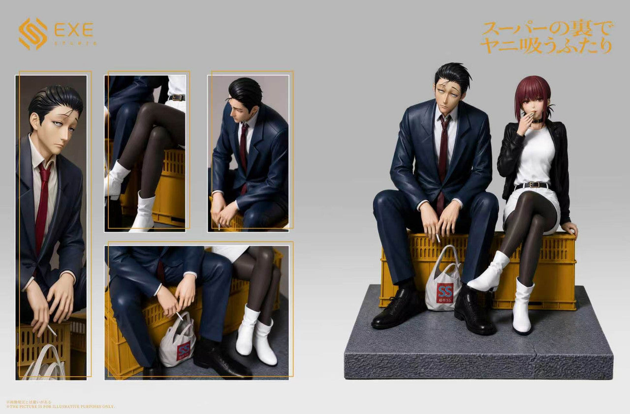 Smoking Behind the Supermarket with You - Sasaki & Tayama | 1:6 Resin Statue | by EXE Studio