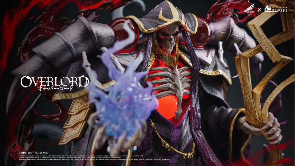 Overlord - Over Lord Ainz Ooal Gown | Resin Statue | by Dream Boat Studio & Time Studio