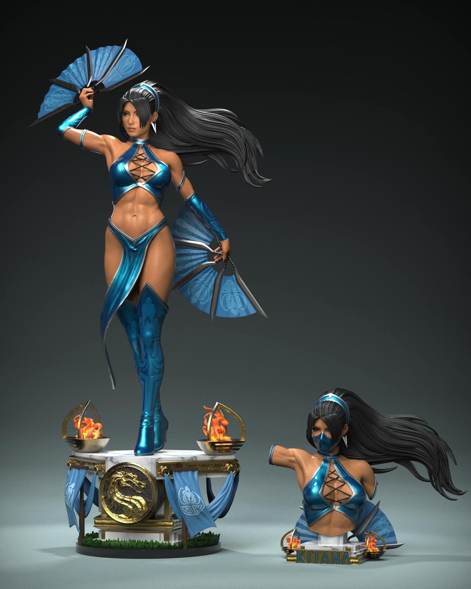 Mortal Kombat - Kitana | 1:4 Resin Statue | by Epic Creations (former Outworld Creations)