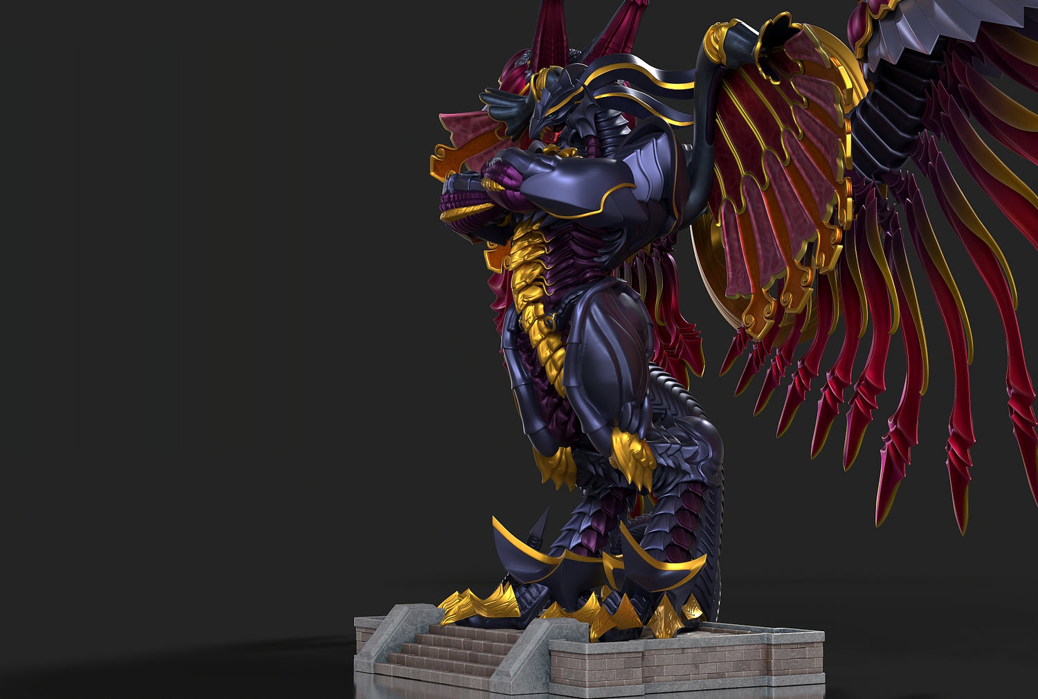 Final Fantasy - Bahamut | Resin Statue | by Solar Studio