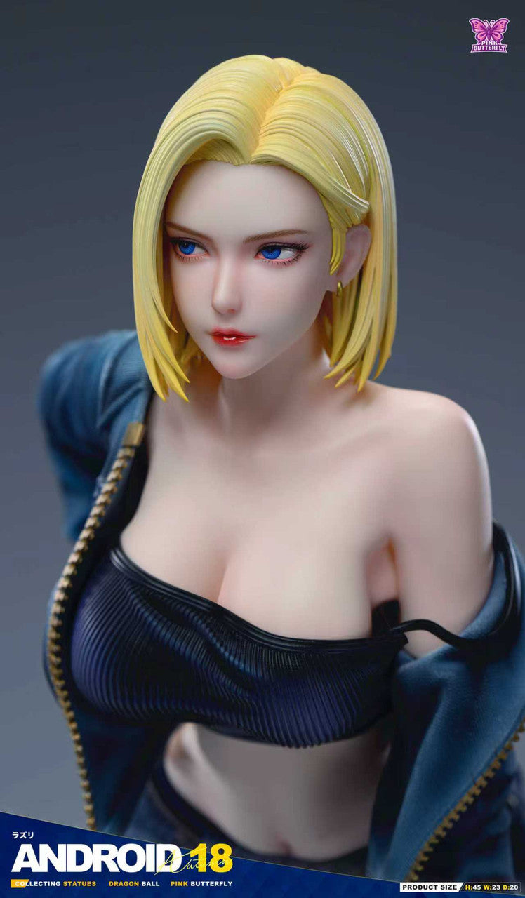 Dragon Ball - Android 18 | 1:4 Resin Statue | by Pink Butterfly Studio
