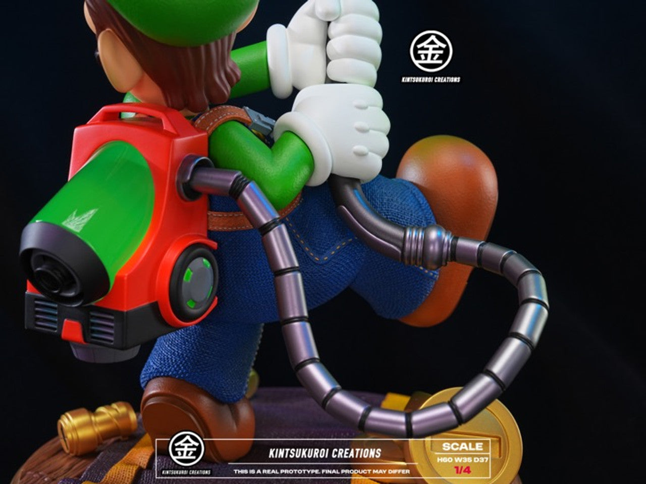 Super Mario - Luigi's Mansion | 1:4 Resin Statue | by Kintsukuroi Creations