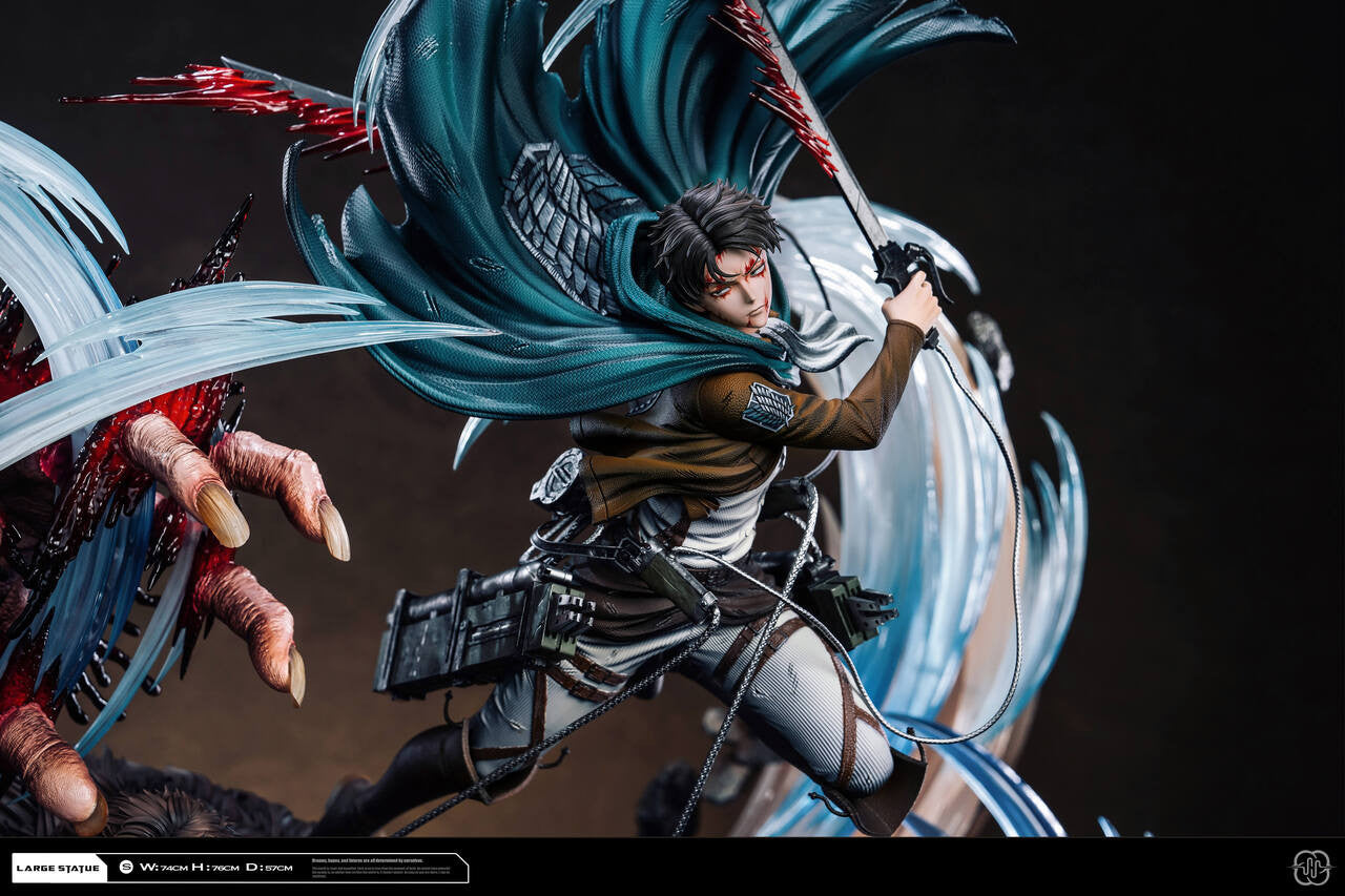 Attack on Titan - Levi vs Zeke 2.0 | Resin Statue | by Hertz