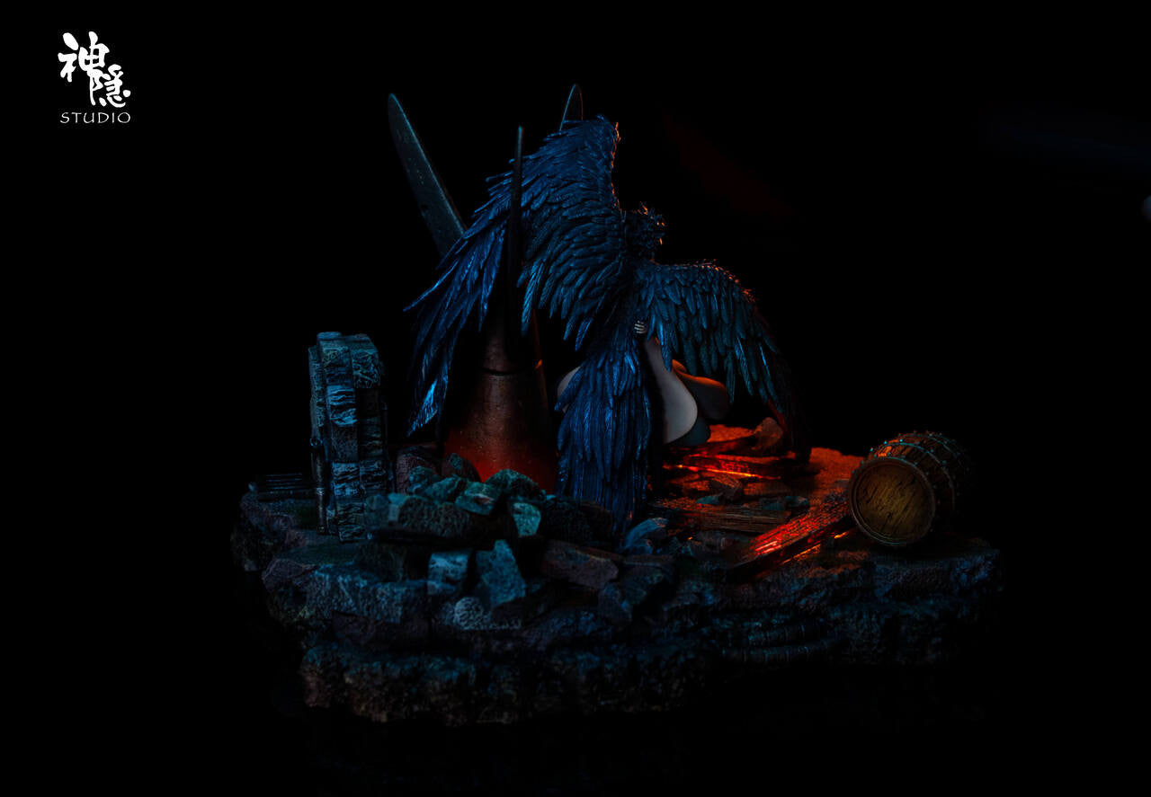 Studio Ghibli - Howl & Sophie‘s embrace | Resin Statue | by ShenYin Studio with LED