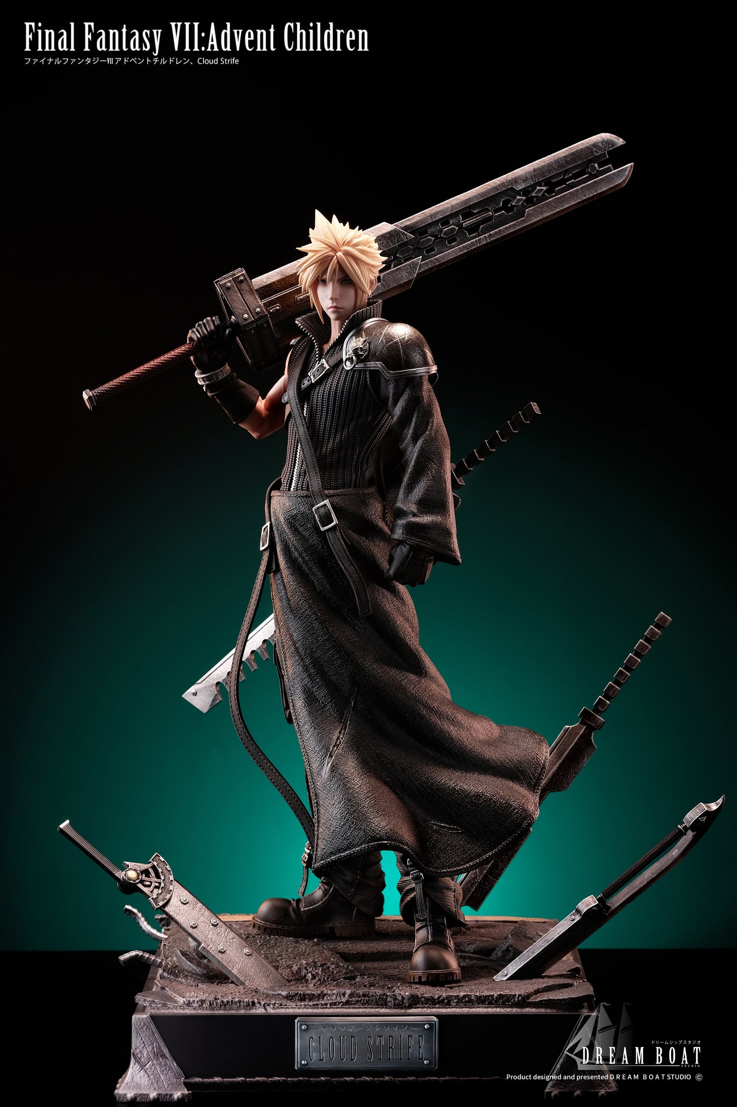 Final Fantasy – Cloud Strife | 1:4 Resin Statue | von Dream Boat Studio