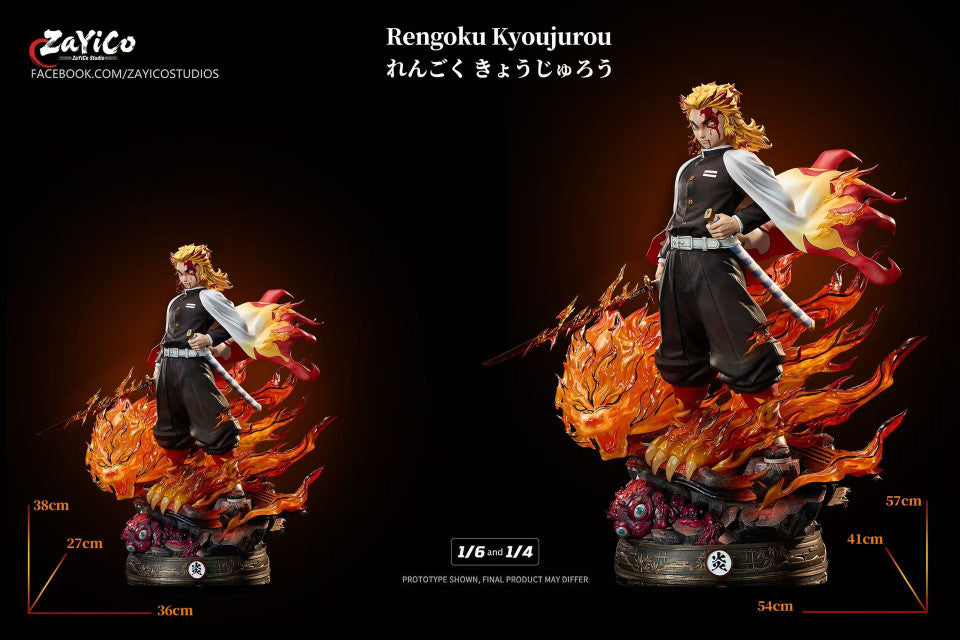 Demon Slayer: Kimetsu no Yaiba - Rengoku Kyoujurou | 1:6/1:4 Resin Statue | by Zayico Studio