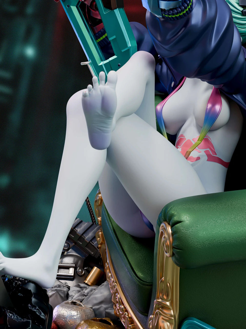 Cyberpunk - Rebecca | 1:4 Resin Statue | by Reflection Studio
