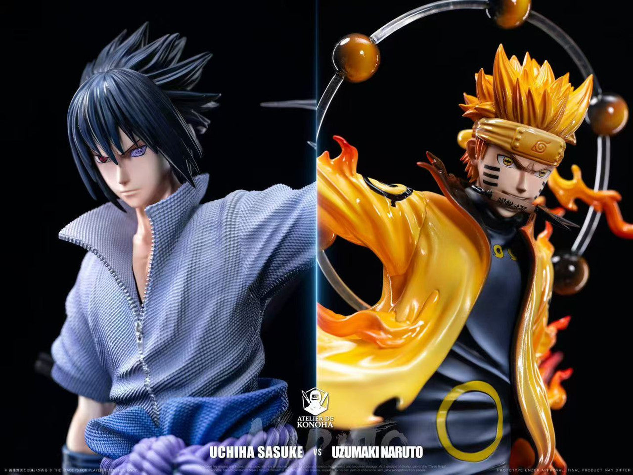 Naruto - Naruto & Sasuke | 1:6/1:4 Resin Statue | by Atelier de Konoha Studio