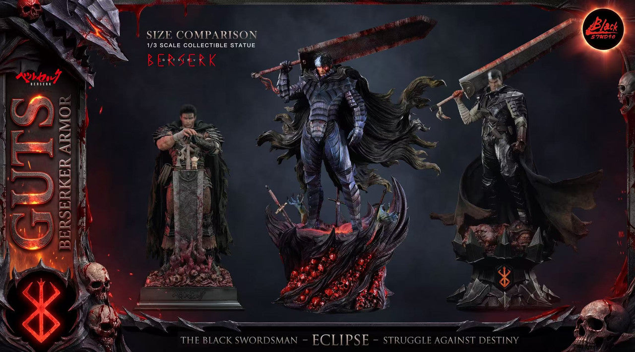 Berserk - Berserk Guts | 1:6/1:3 Resin Statue | by Black Studio