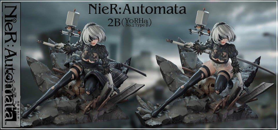 Nier Automata - Yorha Type B | 1:4 Resin Statue | by Crow Studio