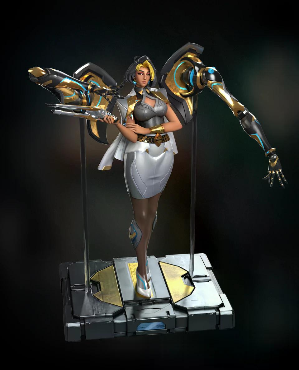 Overwatch - Domina | 1:4 Resin Statue | by 1680 Studio