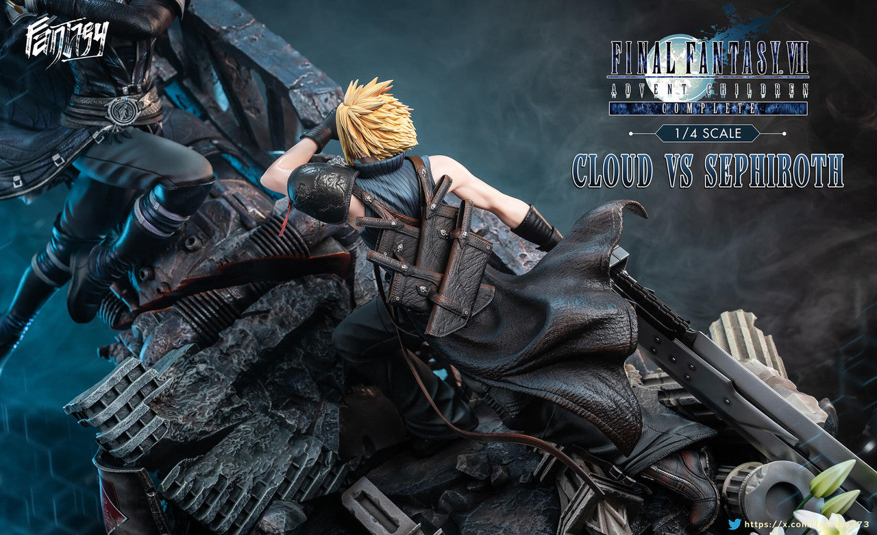 Final Fantasy - Cloud vs. Sephiroth | 1:4 Resin Statue | by Fantasy Studio