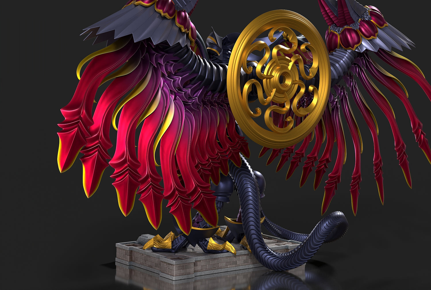 Final Fantasy - Bahamut | Resin Statue | by Solar Studio