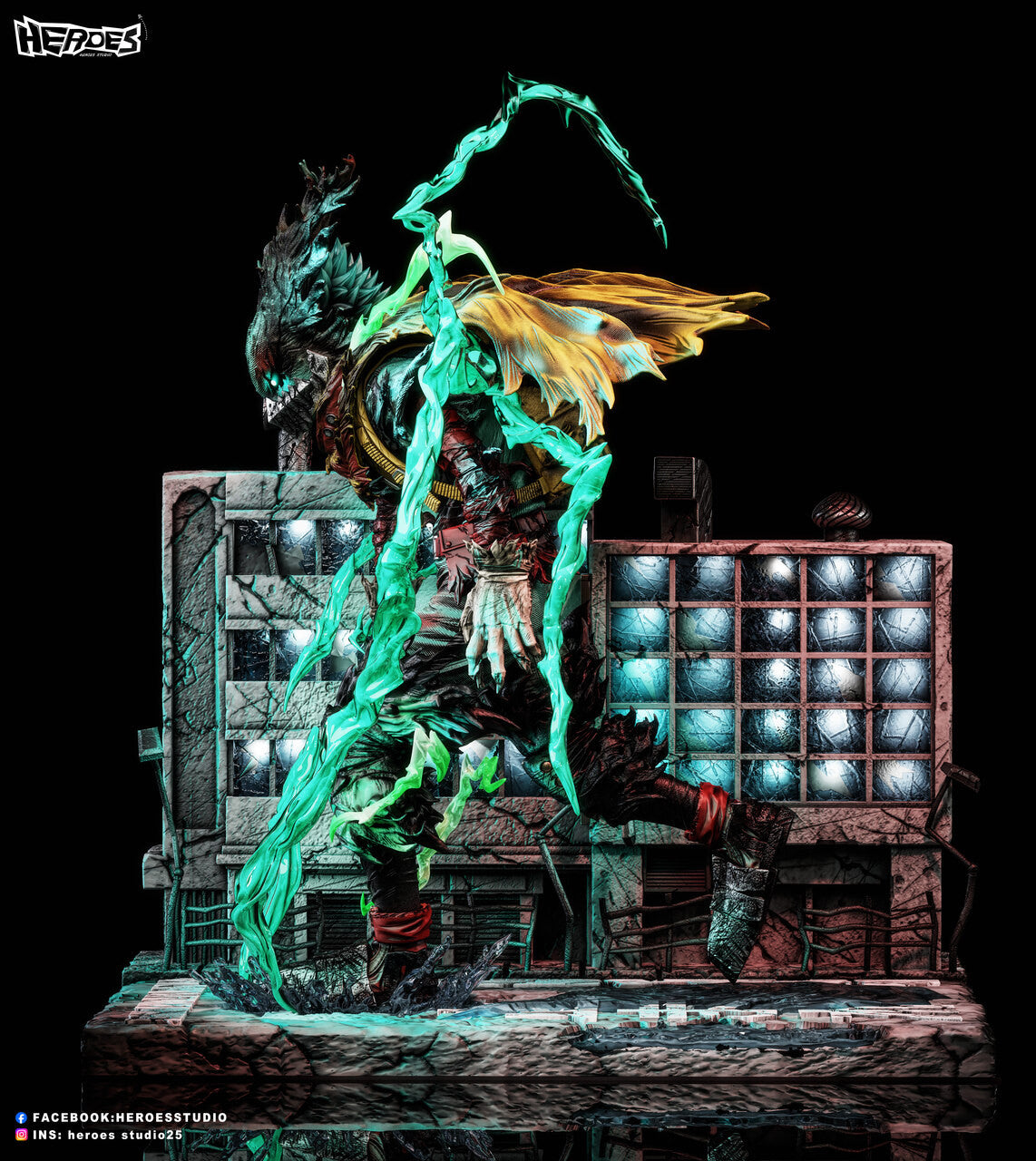 My Hero Academia - Dark Deku 2 | 1:6 Resin Statue | by Heroes Studio