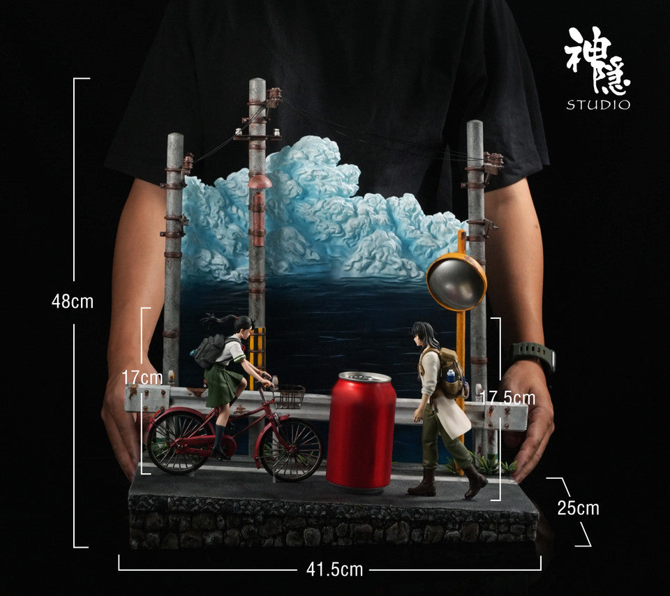 Suzume no Tojimari - Suzume & Munakata Sota | Resin Statue | by ShenYin Studio