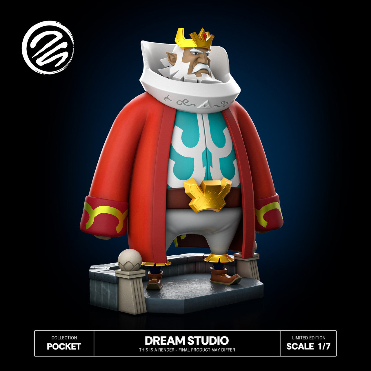 The Legend of Zelda - King of Hyrule & Princess Zelda WW | 1:7 Resin Statue | by Dream Studio