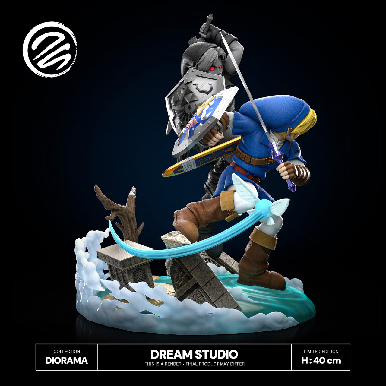 The Legend of Zelda - Link Vs Dark Link | 1:6/1:4 Resin Statue | by Dream Studio