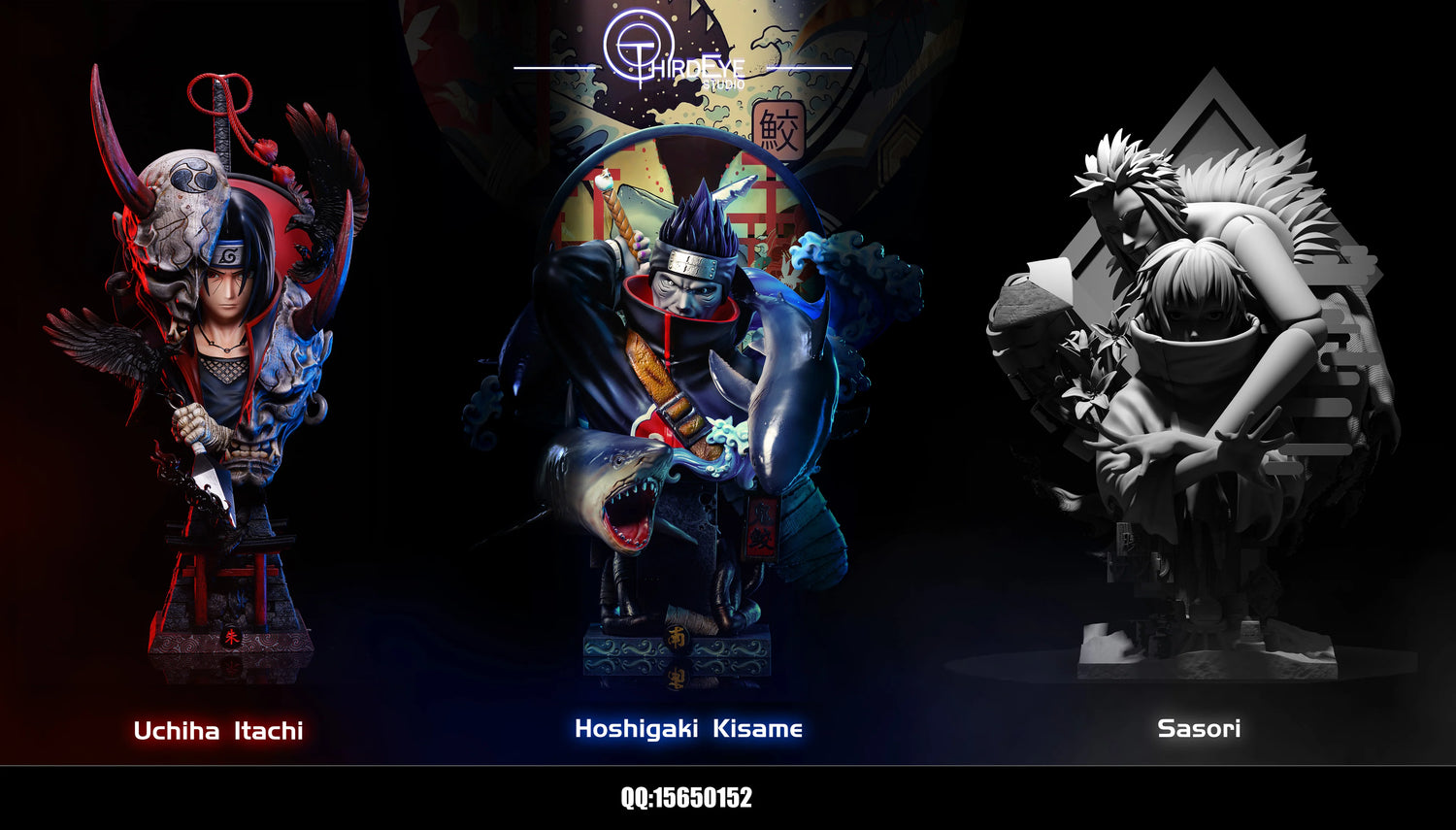 Naruto - Kisame Hoshigaki | 1:3 Resin Bust | von Third Eye Studio