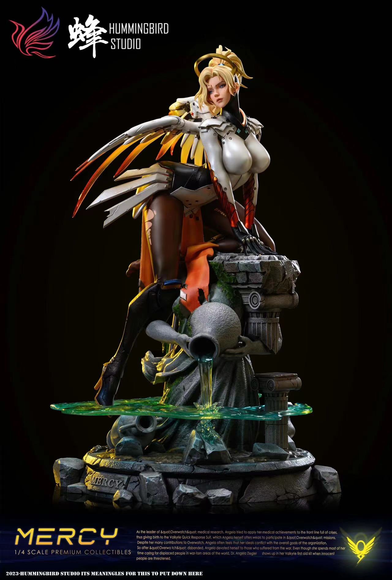 Overwatch - Mercy | 1:4 Resin Statue | von Hummingbird Studio