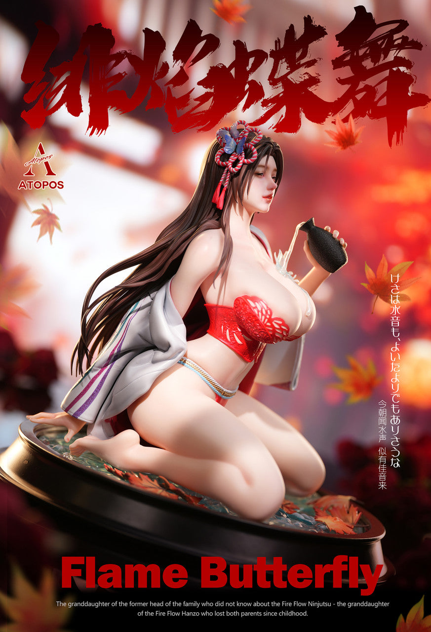 The King of Fighters - Flame Butterfly Girl | Resin Statue | by ATOPOS Studio