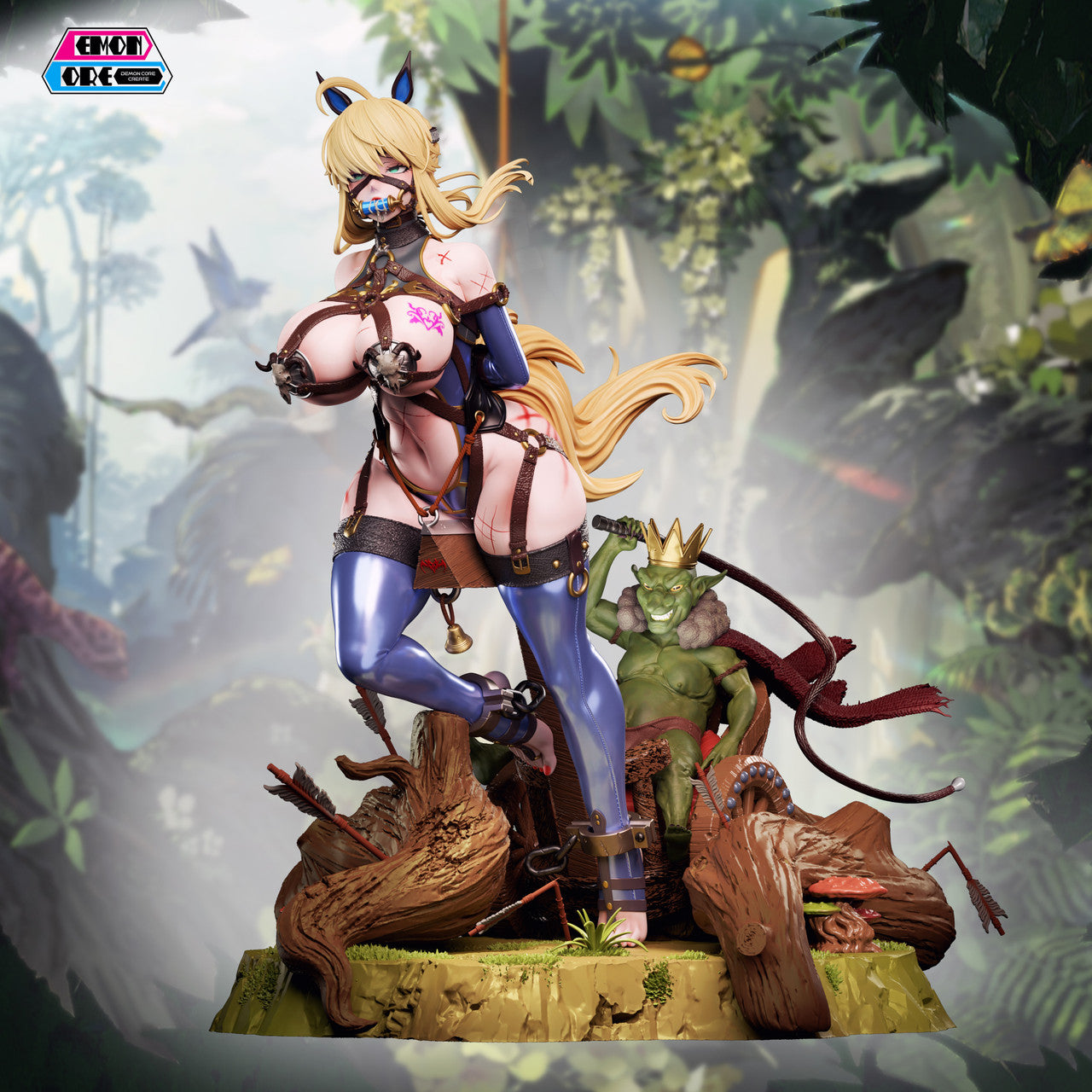 Fate/stay night - Saber & Goblin | 1:5 Resin Statue | by Demon Core Studio