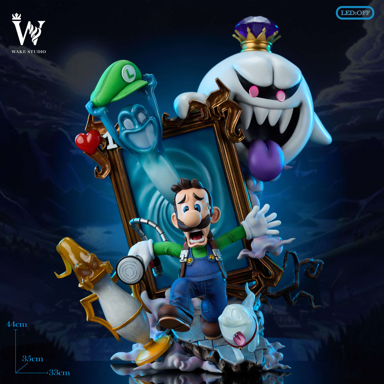 Super Mario – Luigi | 1:4 Resin Statue | von Wake Studio