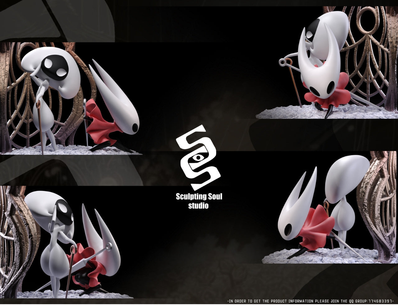 Hollow Knight - Hornet & Lace | Resin Statue | by Sculpting Soul Studio
