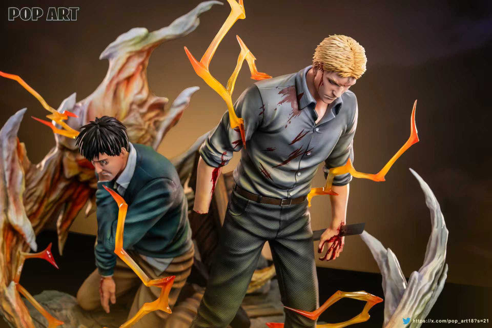 Attack on Titan - Reiner Braun & Bertholdt Hoover | 1:6 Resin Statue | by POP.ART Studio