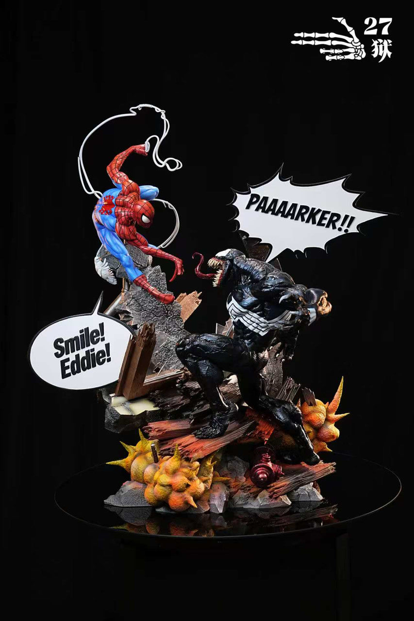 Marvel - Spider Man vs Venom | 1:4 Resin Statue | by 27abyss Studio