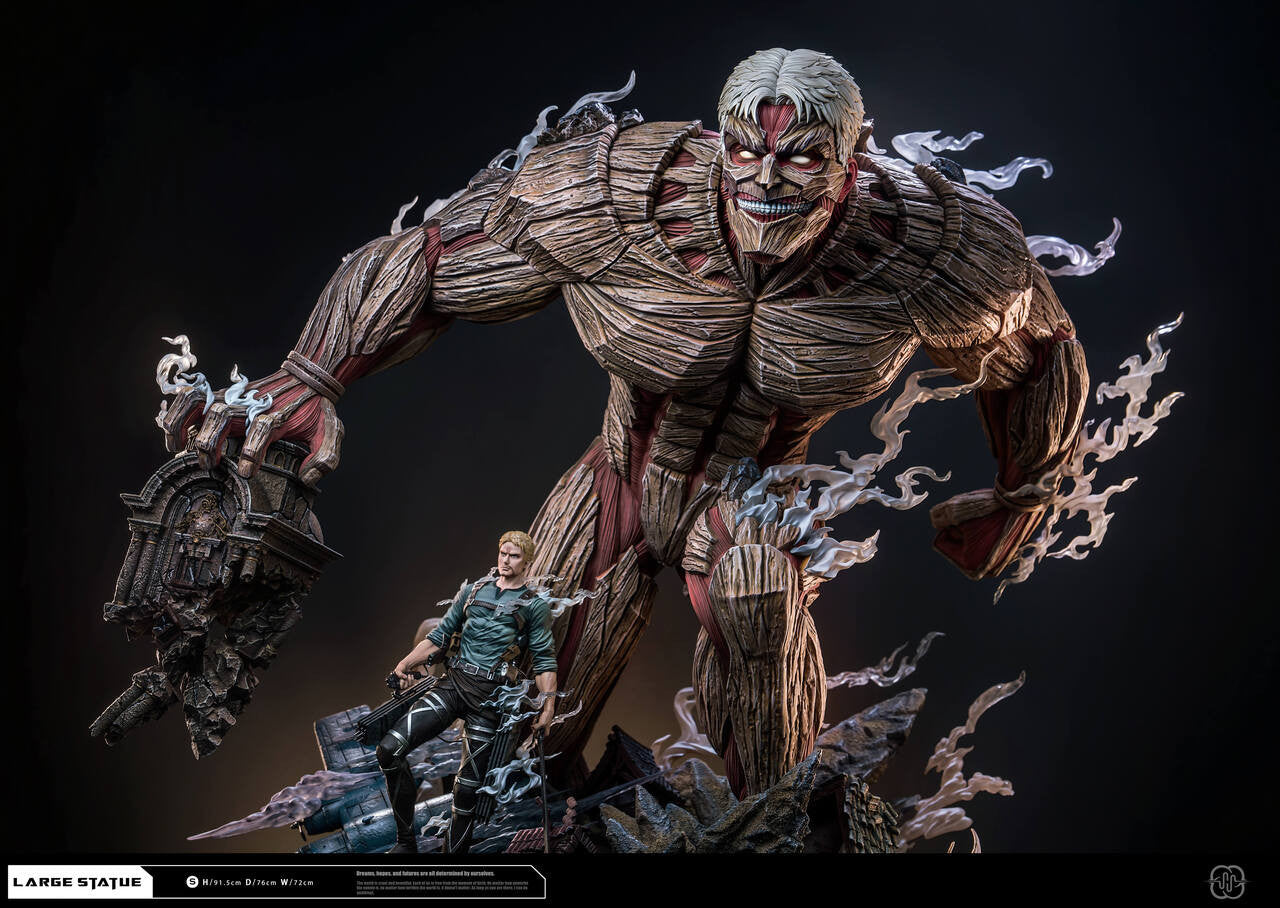 Attack on Titan - The Armored Titan & Reiner | 1:4 Resin Statue | by Hertz Studio