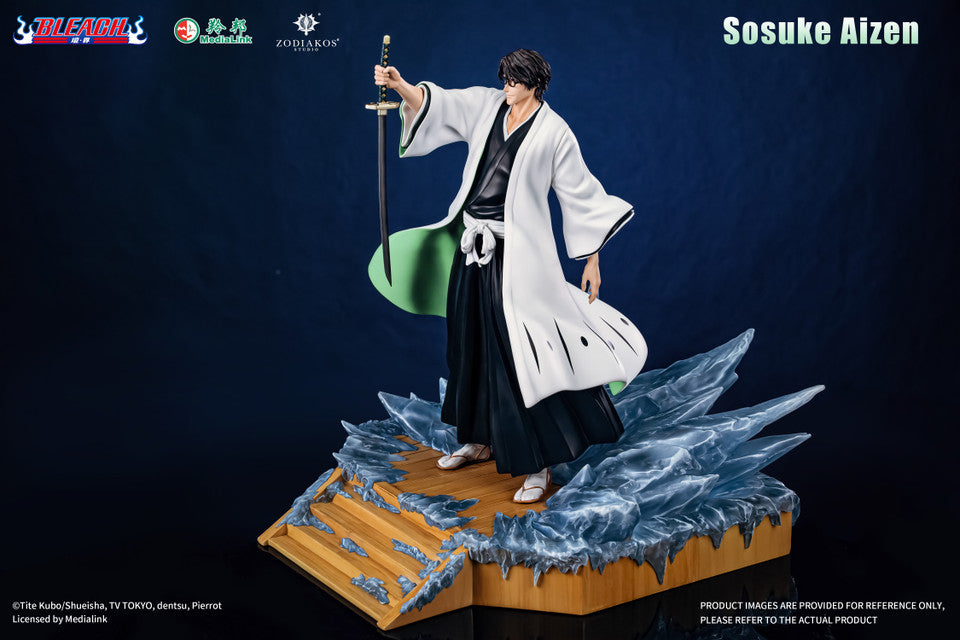 Bleach - Sosuke Aizen Licensed | 1:6 Resin Statue | by Zodiakos Studio