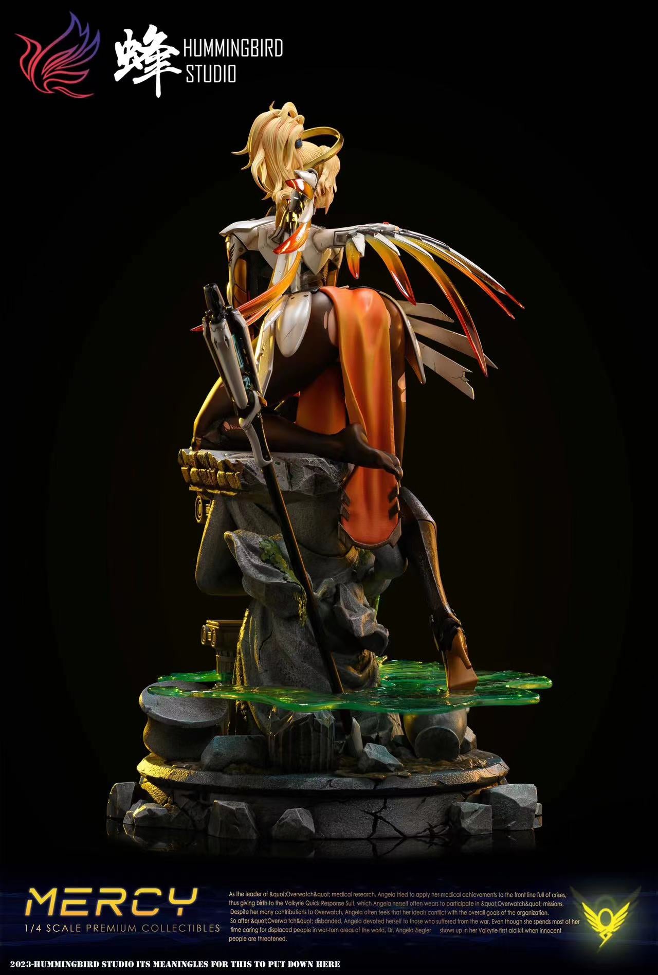 Overwatch - Mercy | 1:4 Resin Statue | von Hummingbird Studio