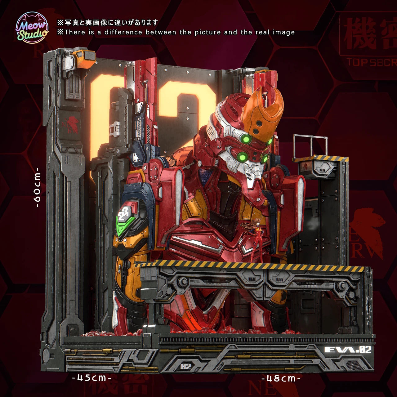 Neon Genesis Evangelion - EVA-02 & Asuka | 1:6 Resin Statue | by Meow Studio