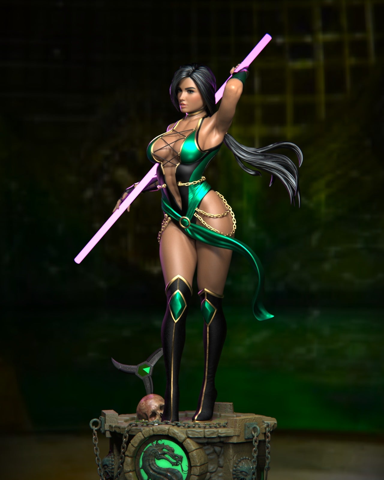 Mortal Kombat - MK9 Jade | 1:4 Resin Statue | by Epic Creations
