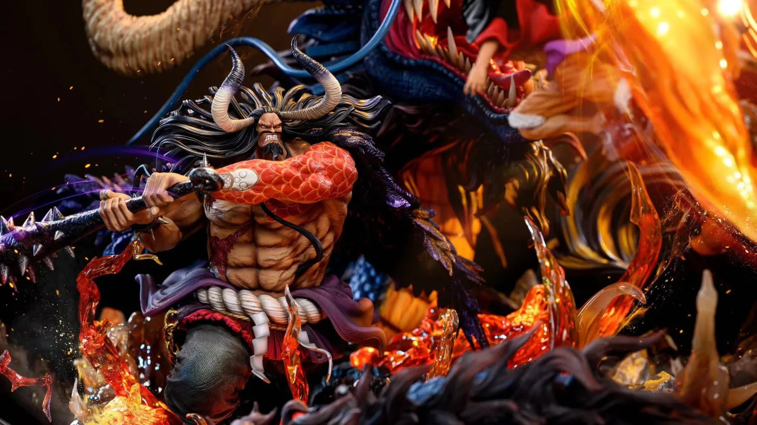 One Piece - Kaido vs. Luffy | 1:6 Resin Statue | by Ventus Studio