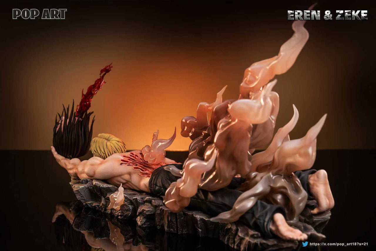Attack on Titan - Eren & Zeke | 1:6 Resin Statue | by Pop.Art Studio